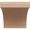 Ekena Millwork 4in. W x 4in. H x 36in. L Huntington Woodgrain TimberThane Rafter Tail, Primed Tan RFTUR04X04X36HUNRCPR - alternate 4